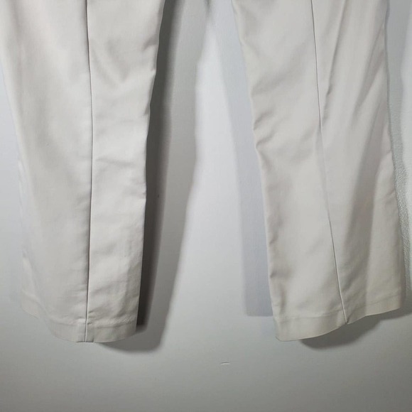 Calvin Klein Flat Front Khaki Trousers Slacks Tan Size 2 - Picture 7 of 11